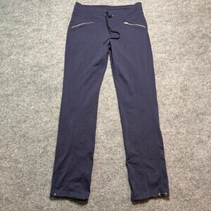 Athleta Metro Slouch Women’s Navy Zip Pocket Drawstring Hem Size Small